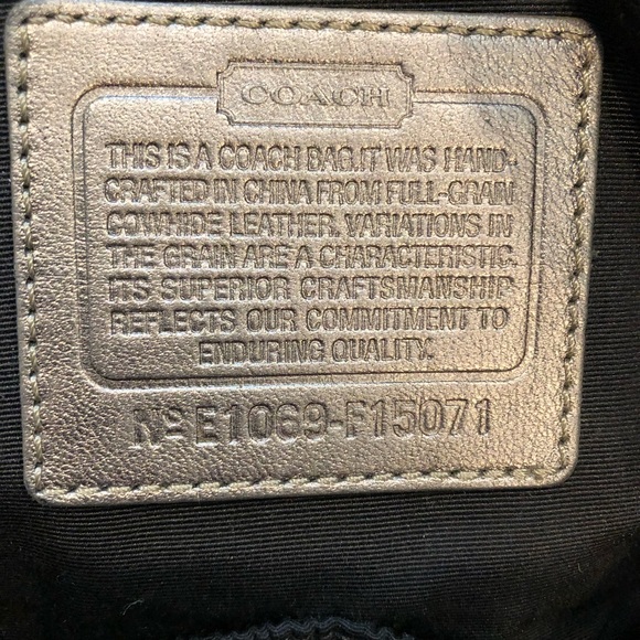 Coach Limited edition Addison grey Metallic - Picture 8 of 8